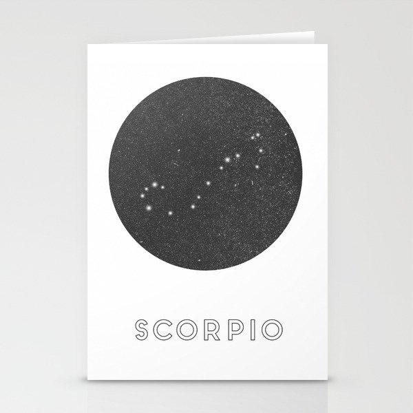 Scorpio Stationery Cards