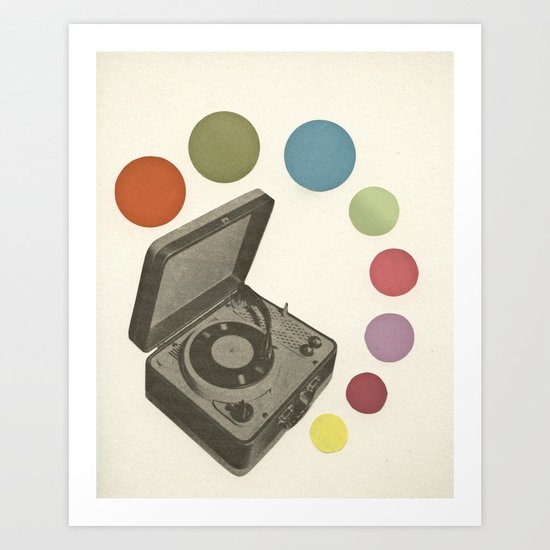 Pop Music Art Print