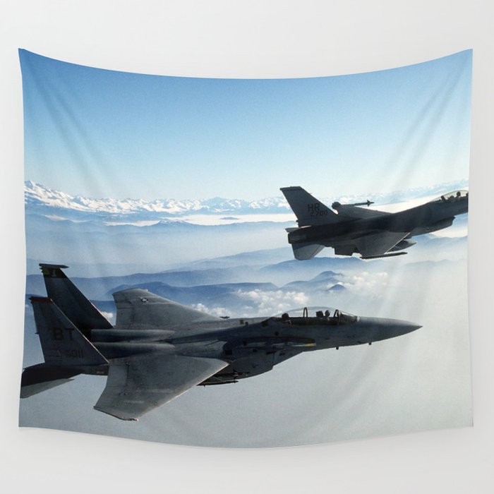 Air Force Fighter Jets Wall Tapestry