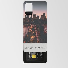 Brooklyn Bridge and Manhattan skyline in New York City Android Card Case
