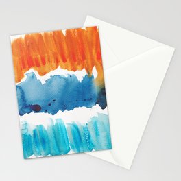 20  Watercolor November 2021 211130 Painting Valourine Original Design Color Bright Modern Contemporary  Stationery Card