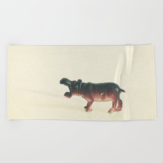 Hungry Hippo Beach Towel