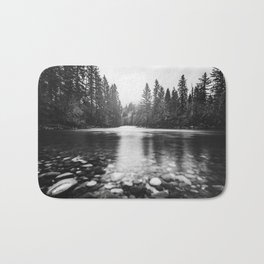 Pacific Northwest River III - Nature Photography Bath Mat