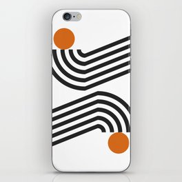 Double arch line circle 4 iPhone Skin