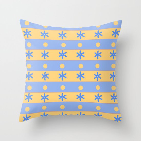 Ocean and sand Throw Pillow