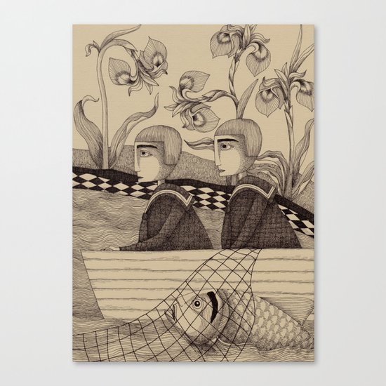 The Golden Fish (2) Canvas Print