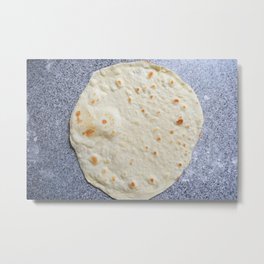 tortilla Metal Print | Cheese, Taco, Food, Mexican, Mexicanfood, Flourtortilla, Drawing, Burritos, Guacamole, Flour 
