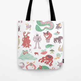 Battle Against Some Weird Opponents Tote Bag