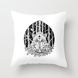 The Keepers of The Forest - Wild Boar Throw Pillow