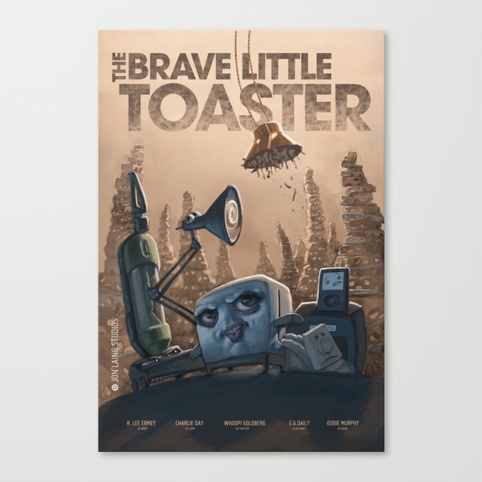 The Brave Little Toaster Canvas Print