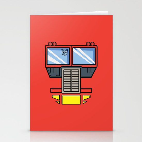 Transformers - Optimus Prime Stationery Cards