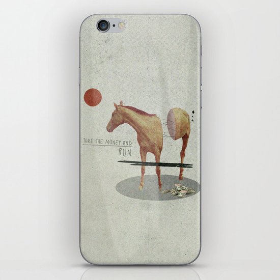Take The Money and Run iPhone & iPod Skin