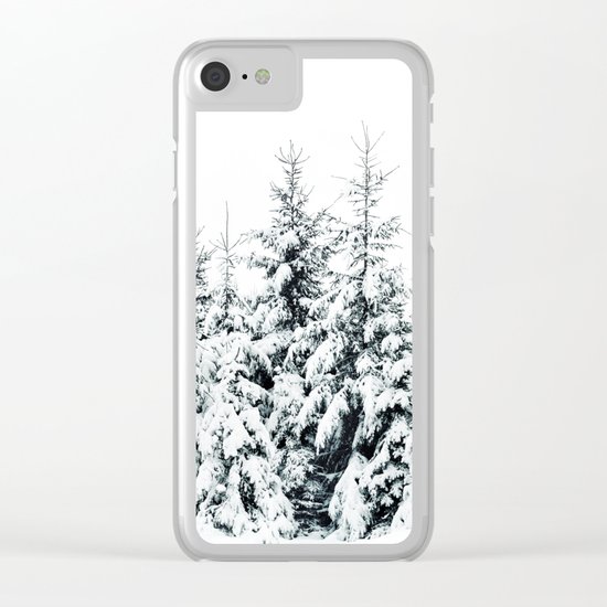 Snow Porn Clear iPhone Case