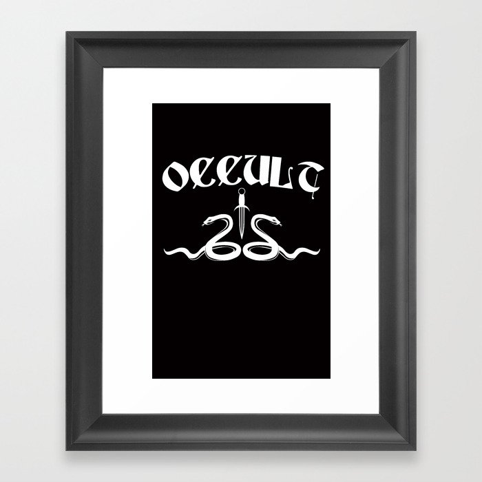 OCCULT Framed Art Print