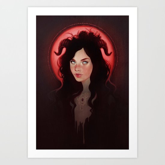 Blood Moon Art Print