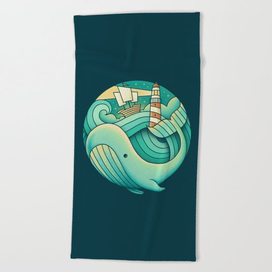 Into the Ocean Beach Towel