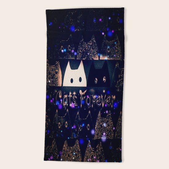 cats-62 Beach Towel