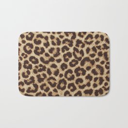 Leopard Print Bath Mat