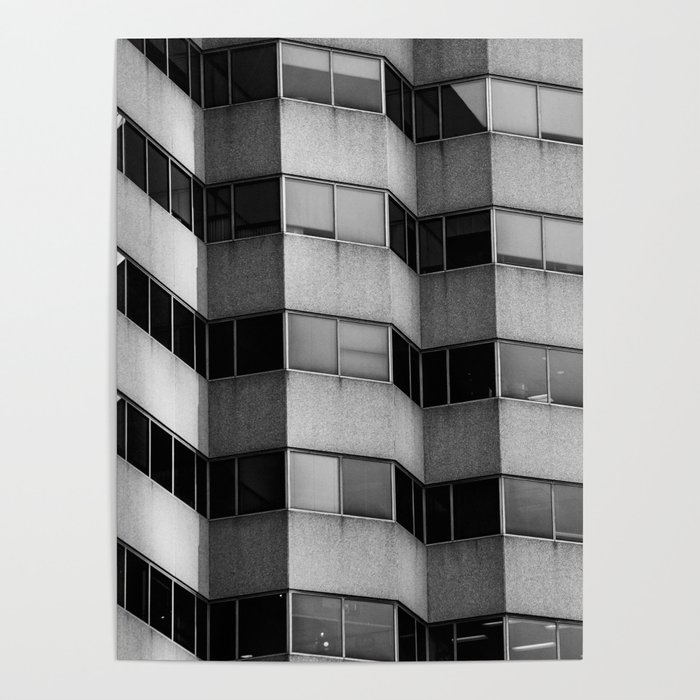 Geometric Windows Poster