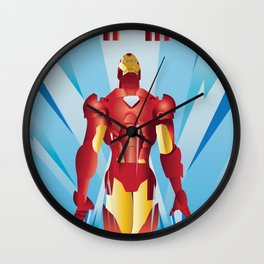 The Armored Avenger: Iron Man Wall Clock