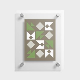 Classic triangle modern composition 18 Floating Acrylic Print