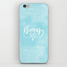 Goopy — Blue iPhone Skin