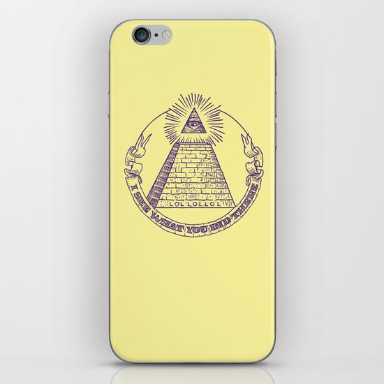 I see what you did there iPhone & iPod Skin