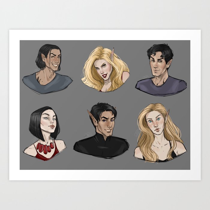 Character Map Acotar Art Print By Jessdoodles Society6 Interactive maps for escape from tarkov. character map acotar art print by jessdoodles