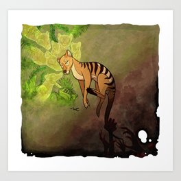 Welcome Benjamin - The Last Thylacine Art Print