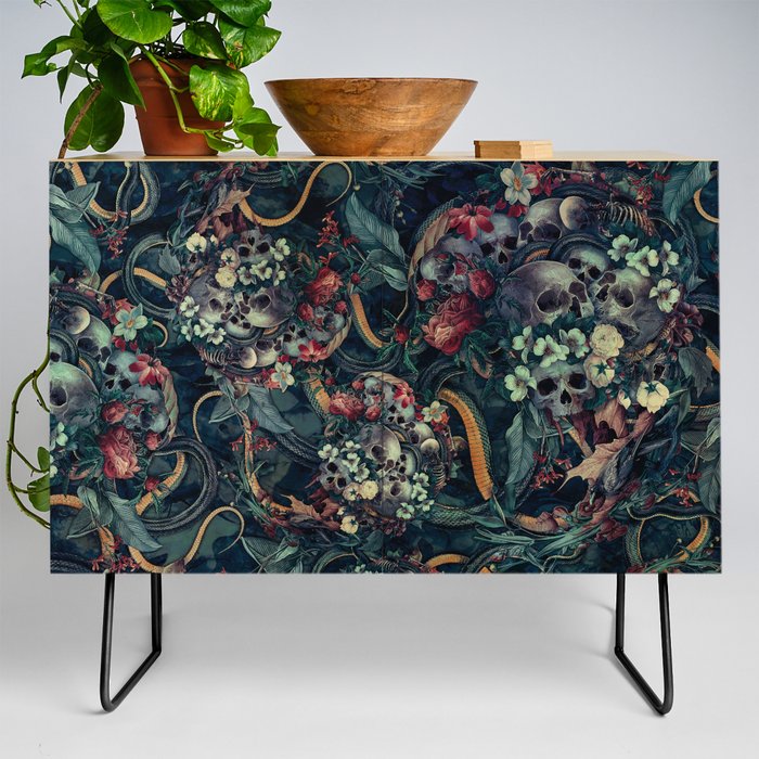 Skulls and Snakes Credenza