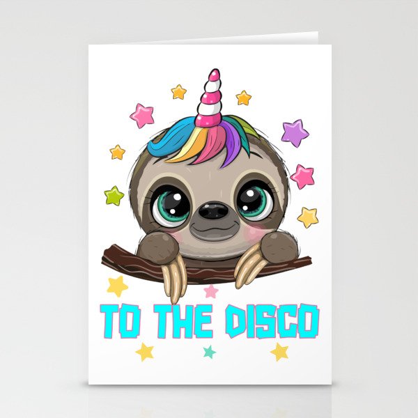 To the Disco Stationery Cards