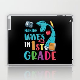 Making Waves In 1st Grade Mermaid Laptop Skin