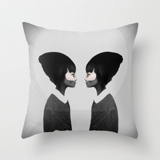 A Reflection Throw Pillow
