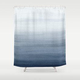 Ocean Watercolor Painting No.2 Shower Curtain