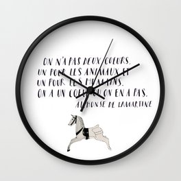 On n'a pas deux coeurs Wall Clock