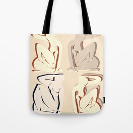Matisse beige curves cut outs exhibition poster Tote Bag