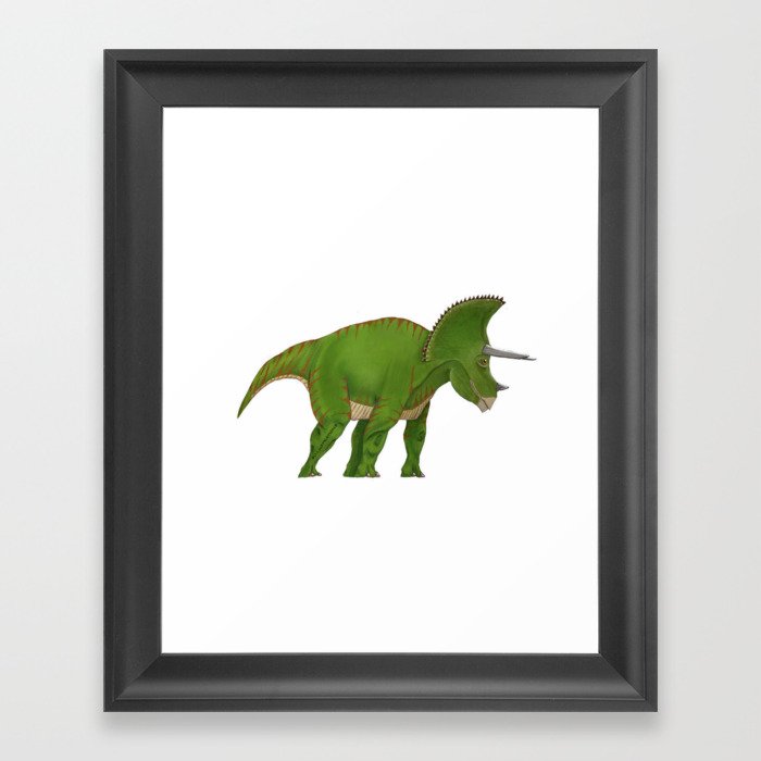 Triceratops Framed Art Print