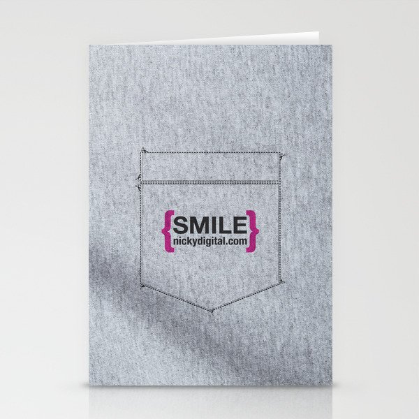 Faux Pocket Tee Stationery Cards
