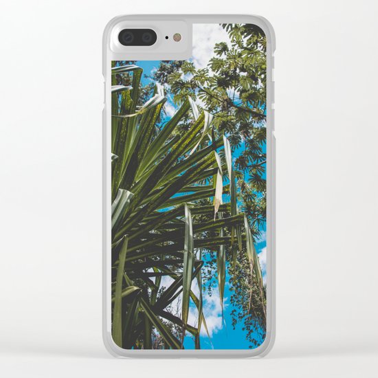 Tropical Canopy Clear iPhone Case