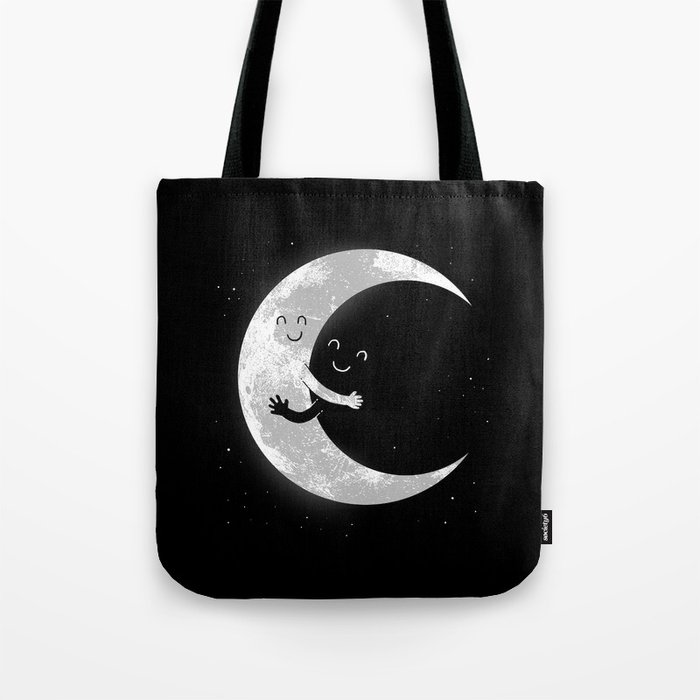 Moon Hug Tote Bag