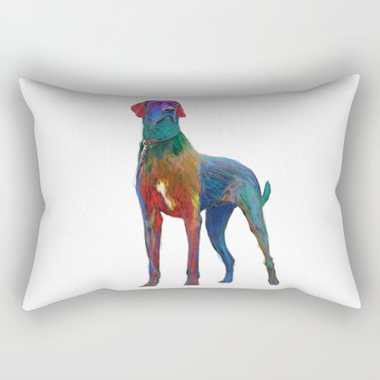 Great Dane Uncropped Rectangular Pillow