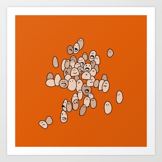 Eggs Art Print