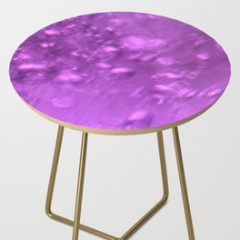 Purple Bubbles Side Table