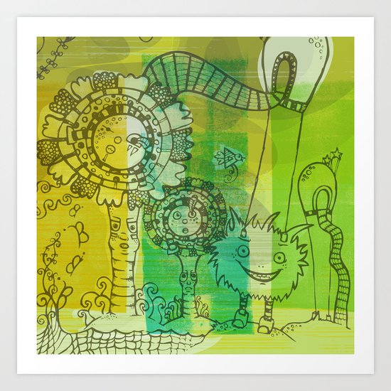My Dreams are Mad Art Print