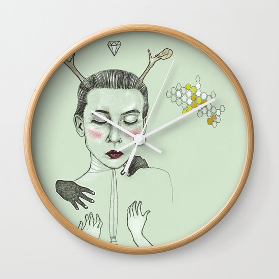 kış (winter) Wall Clock