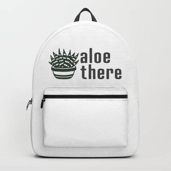 Aloe There Funny Hello Backpack