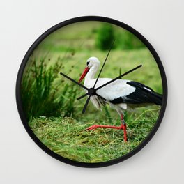 Stork Bird Animal Wall Clock
