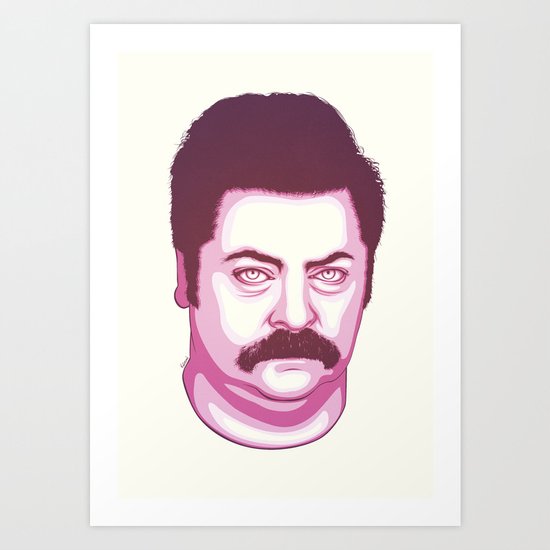 Ron Zombie Art Print