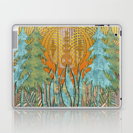 Mysterious Forest Laptop & iPad Skin