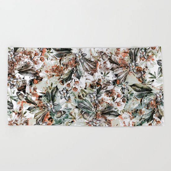 Orchidaceae Beach Towel